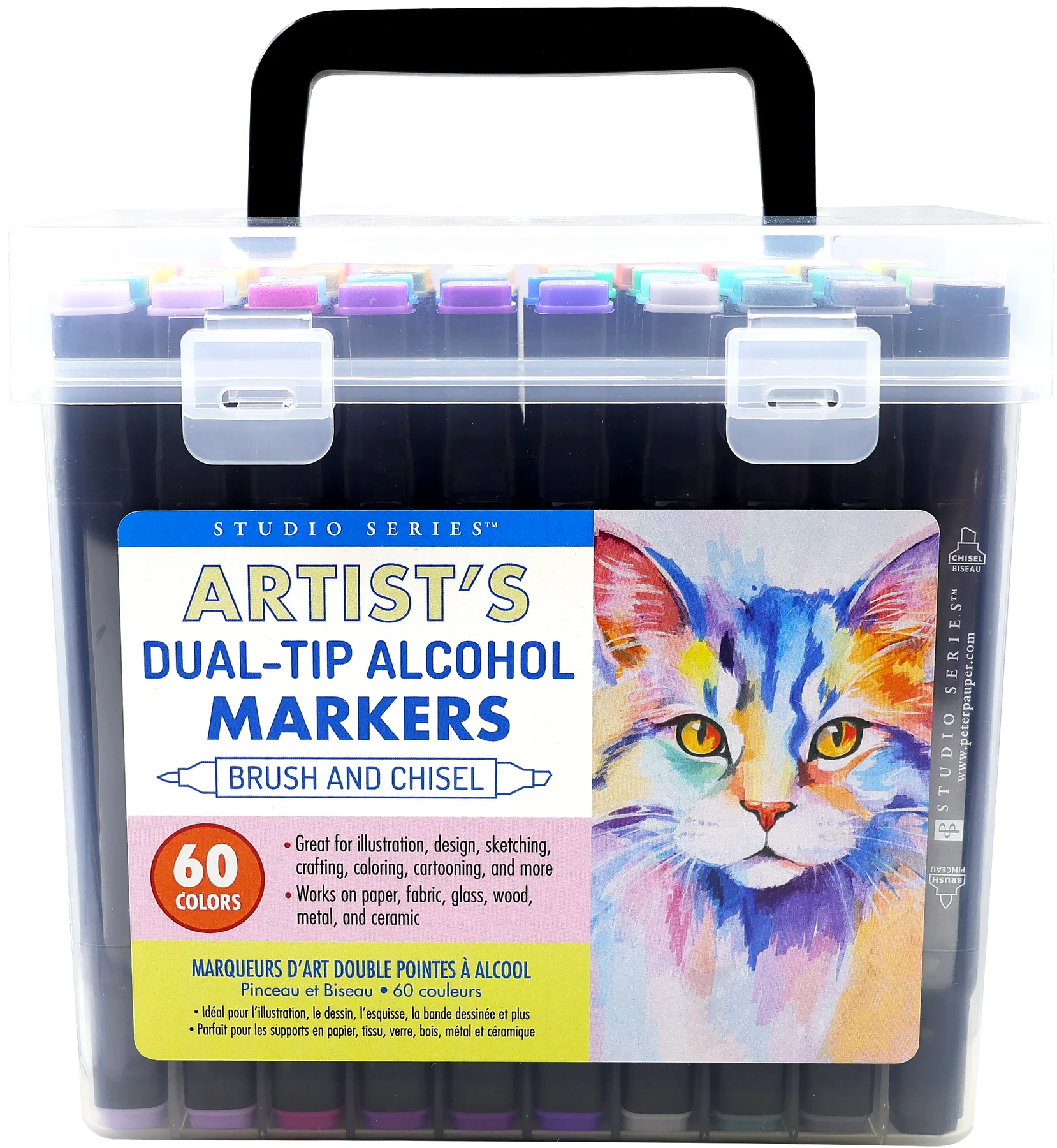 Alcohol Markers Dual Tip 60 Colours