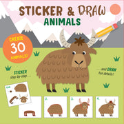 Kids Sticker & Draw Books