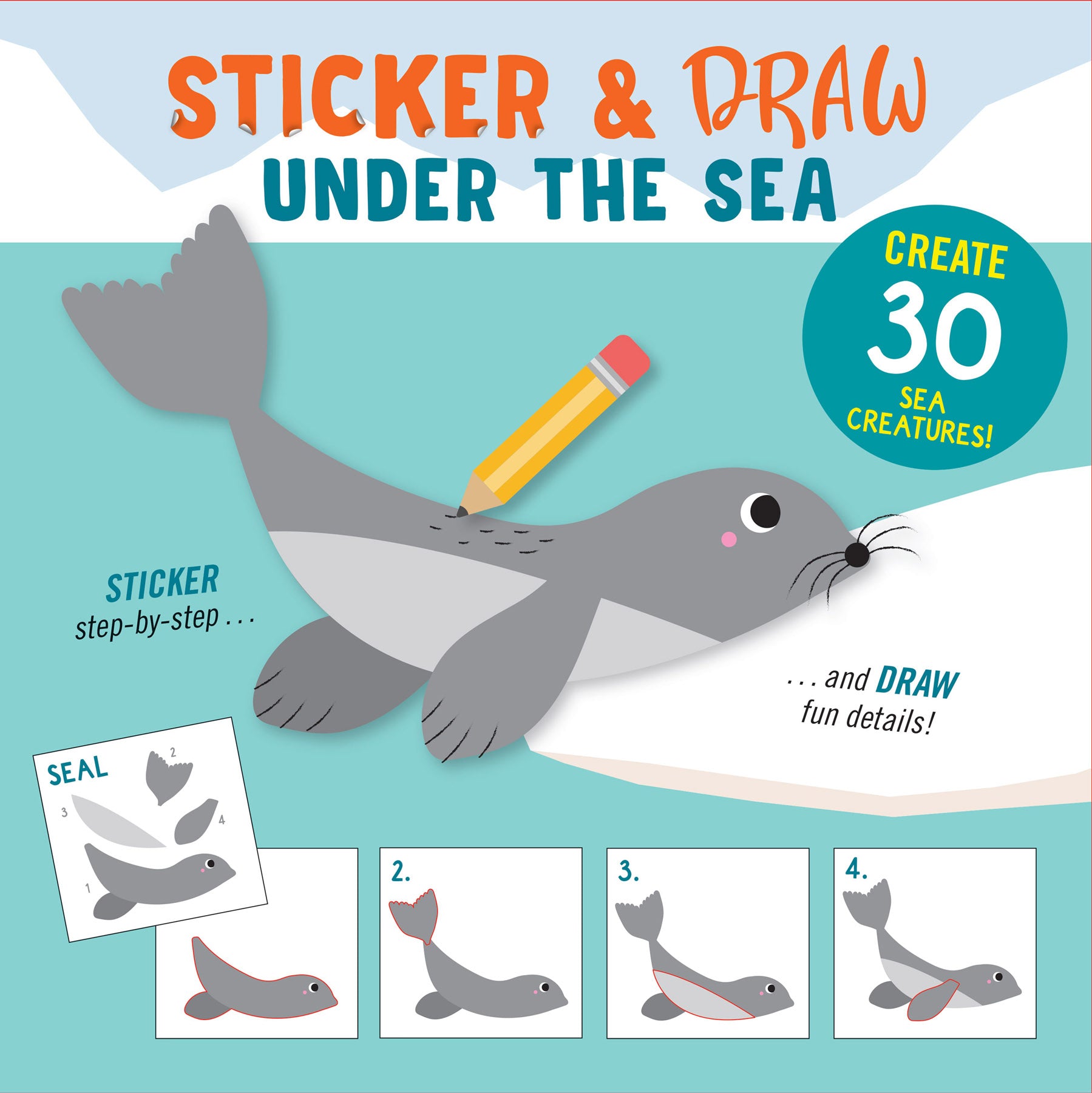 Kids Sticker & Draw Books