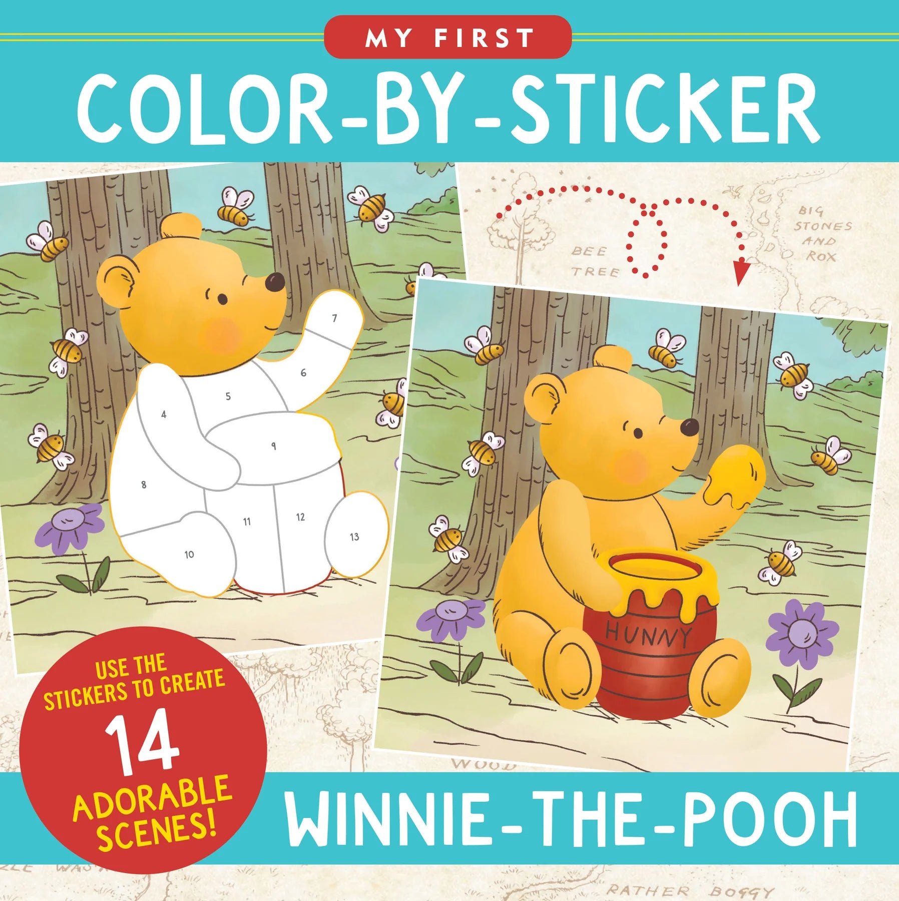 Colour By Sticker Winnie-the-Pooh
