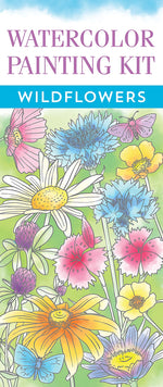 Peter Pauper Press Wildflowers Pocket Watercolour Painting Kit front