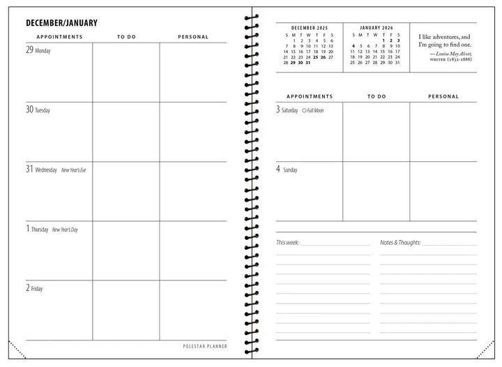 Planner Polestar Canadian 6 X 9 2026 - 861470