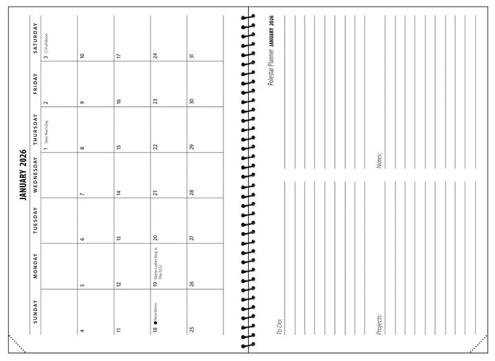 Planner Polestar Canadian 6 X 9 2026 - 861470