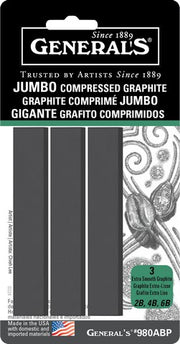 Compressed Graphite Sticks 3pk