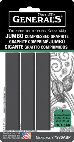 Compressed Graphite Sticks 3pk
