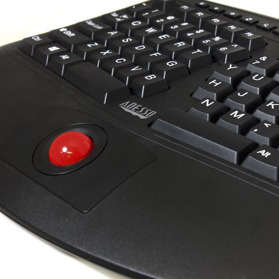 Keyboard Wireless Ergonomic Trackball