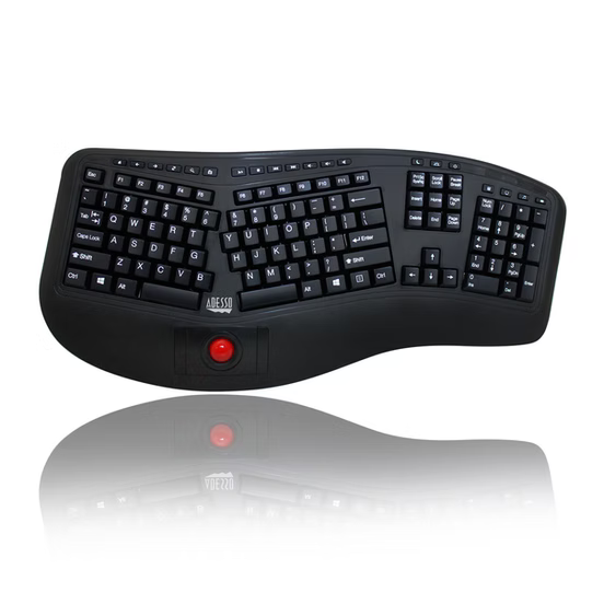 Keyboard Wireless Ergonomic Trackball