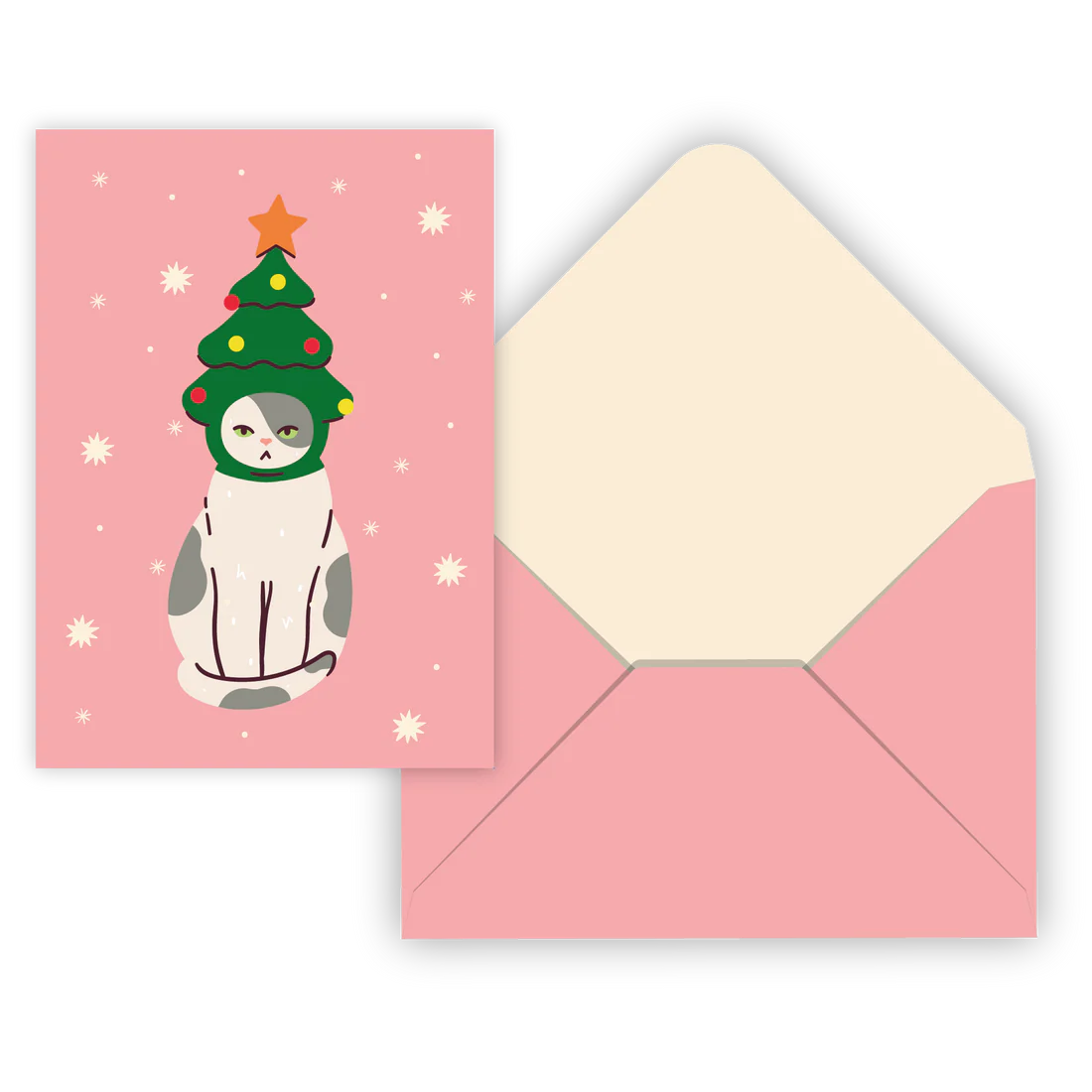 Mini Christmas Card / No Mood For Christmas