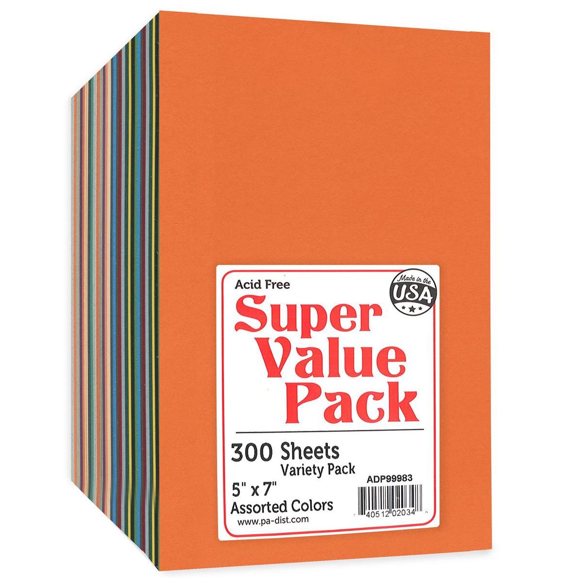 Coloured Cardstock & Envelope Bulk Value Packs