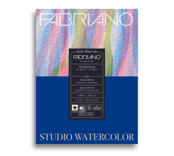 Fabriano Studio Watercolour Pads Coldpress