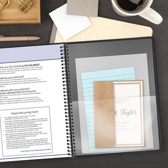 Agenda At-A-Glance mensuel à notes rapides FORMAT BUREAU* 2026