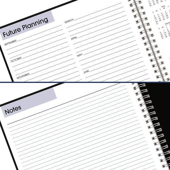 AT-A-GLANCE Academic Monthly Planner 2026/2027, 14-Month, Black, 7-7/8"x11-7/8"