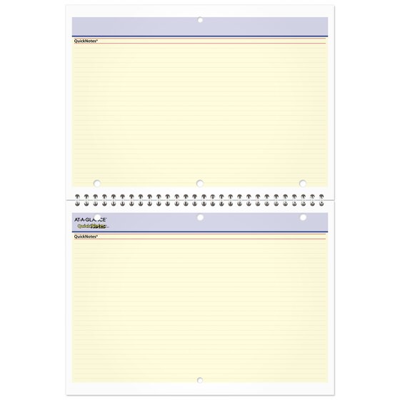AT-A-GLANCE QuickNotes Monthly Desk/Wall Calendar 2027, Bilingual, 8"x11"