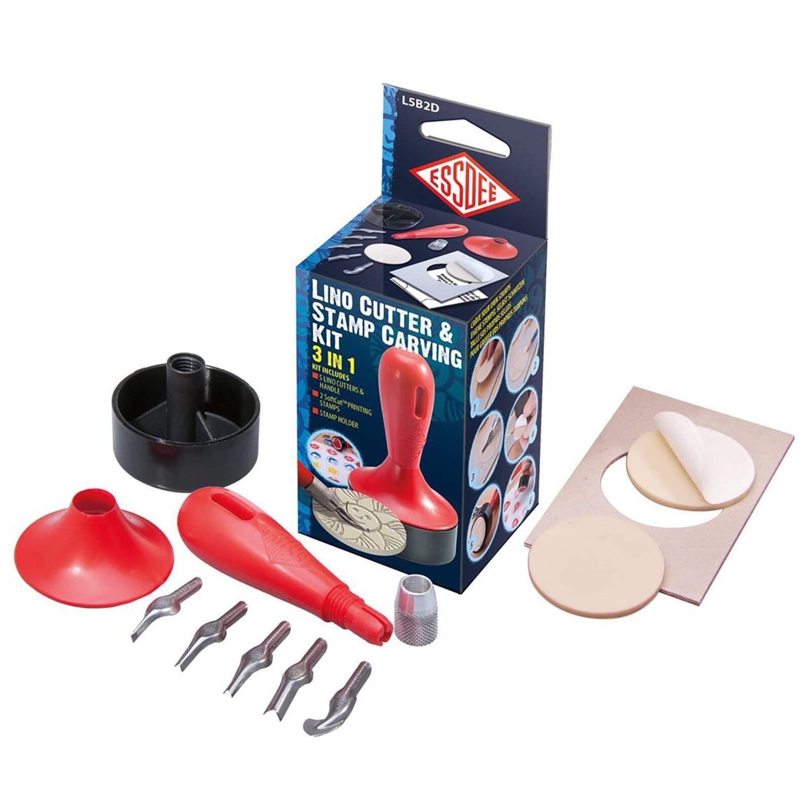 Lino Cutter & Baren Stamp Carving Kit
