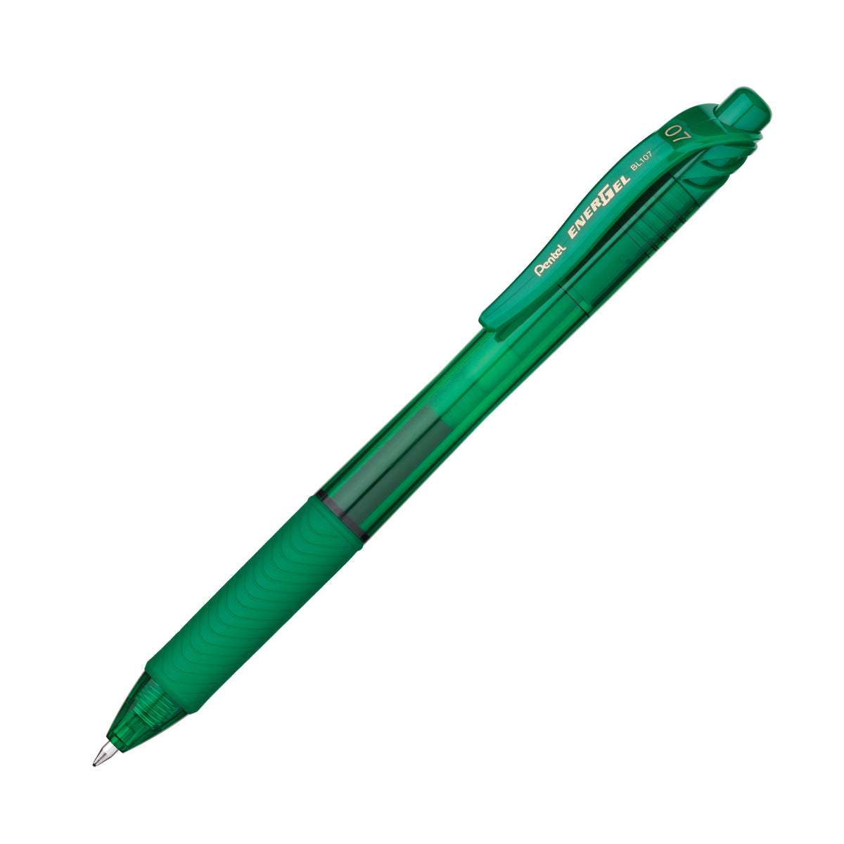 Pentel EnerGel-X Retractable Gel Pen 0.7 mm Green (PILBL107D)