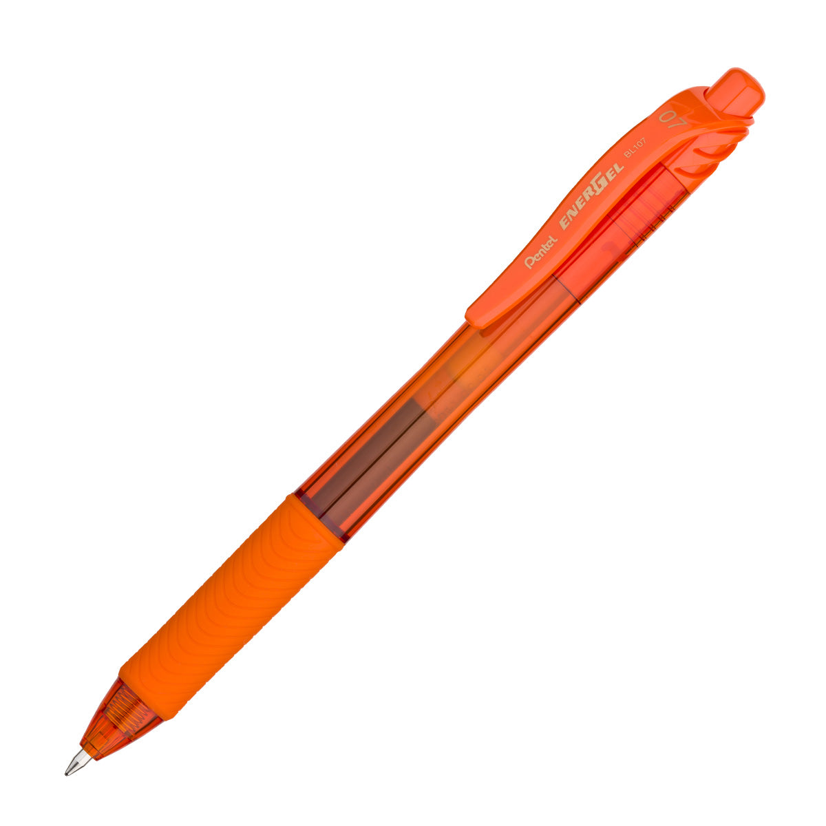 Pentel EnerGel-X Retractable Gel Pen 0.7 mm Orange (PENBL107F)