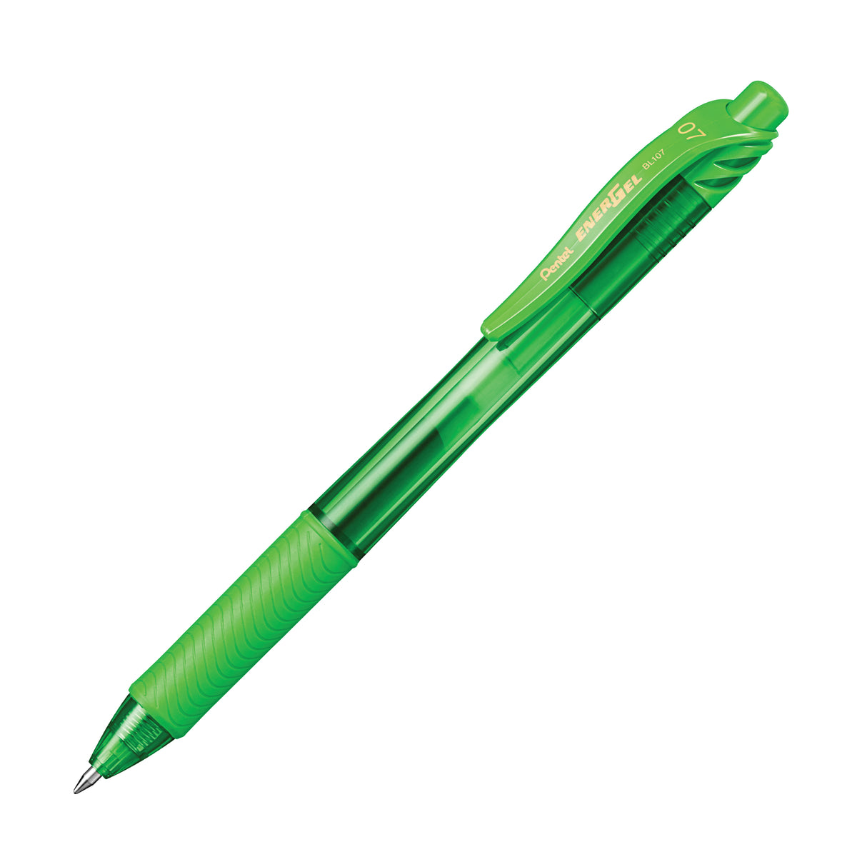 Pentel EnerGel-X Retractable Gel Pen 0.7 mm Lime Green (PENBL107K)