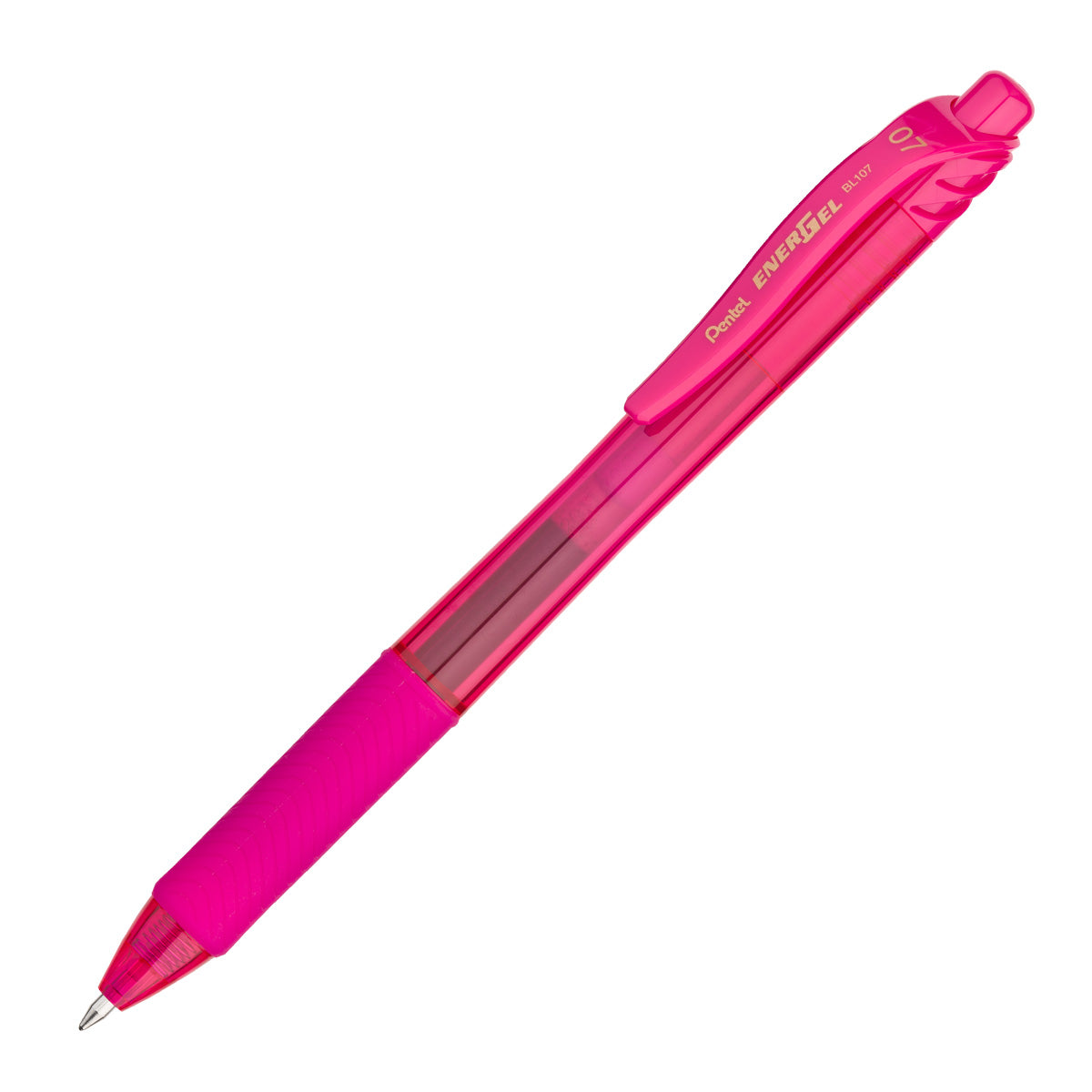 Pentel EnerGel-X Retractable Gel Pen 0.7 mm Pink (PENBL107P)