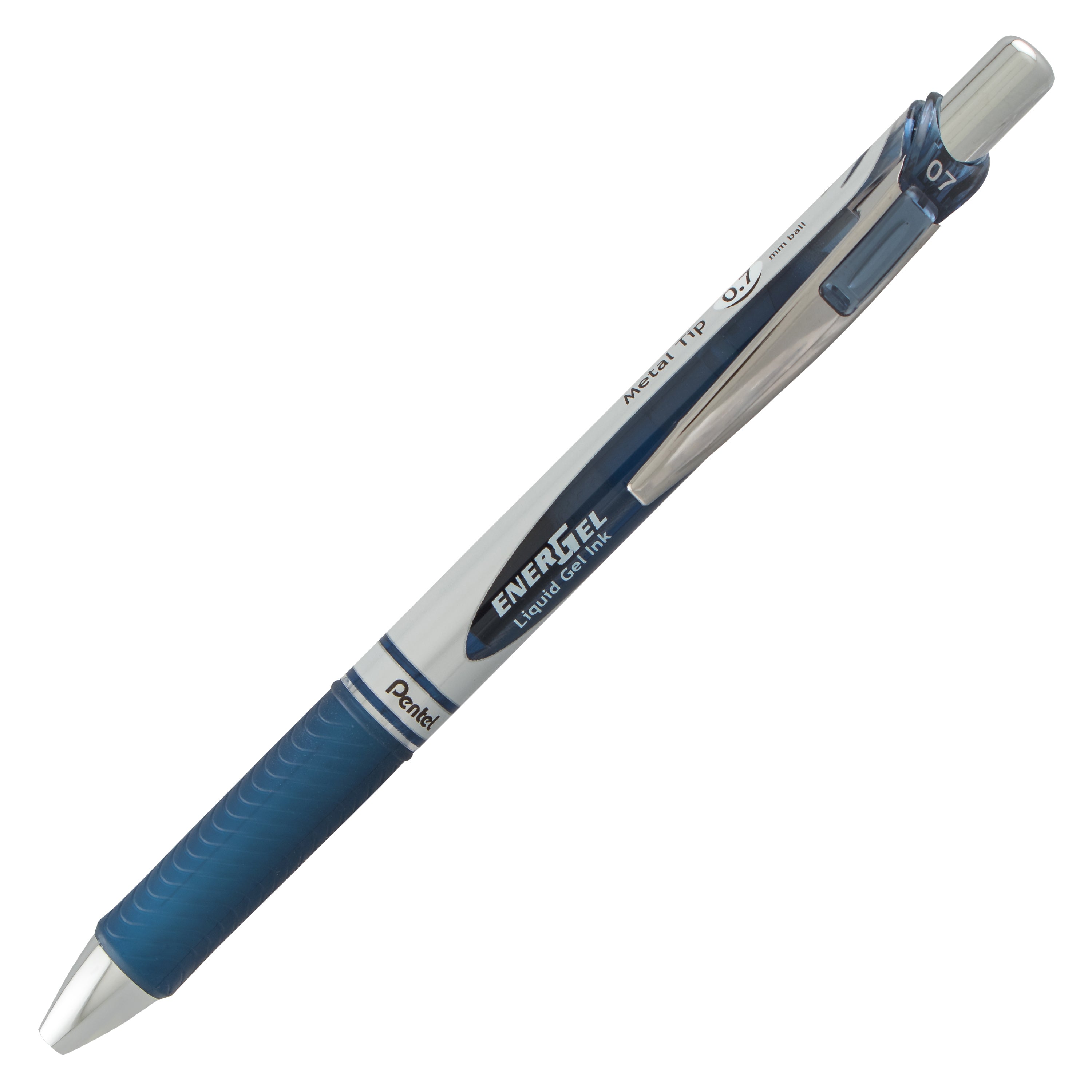 Pentel EnerGel retractable gel pen 0.7mm navy