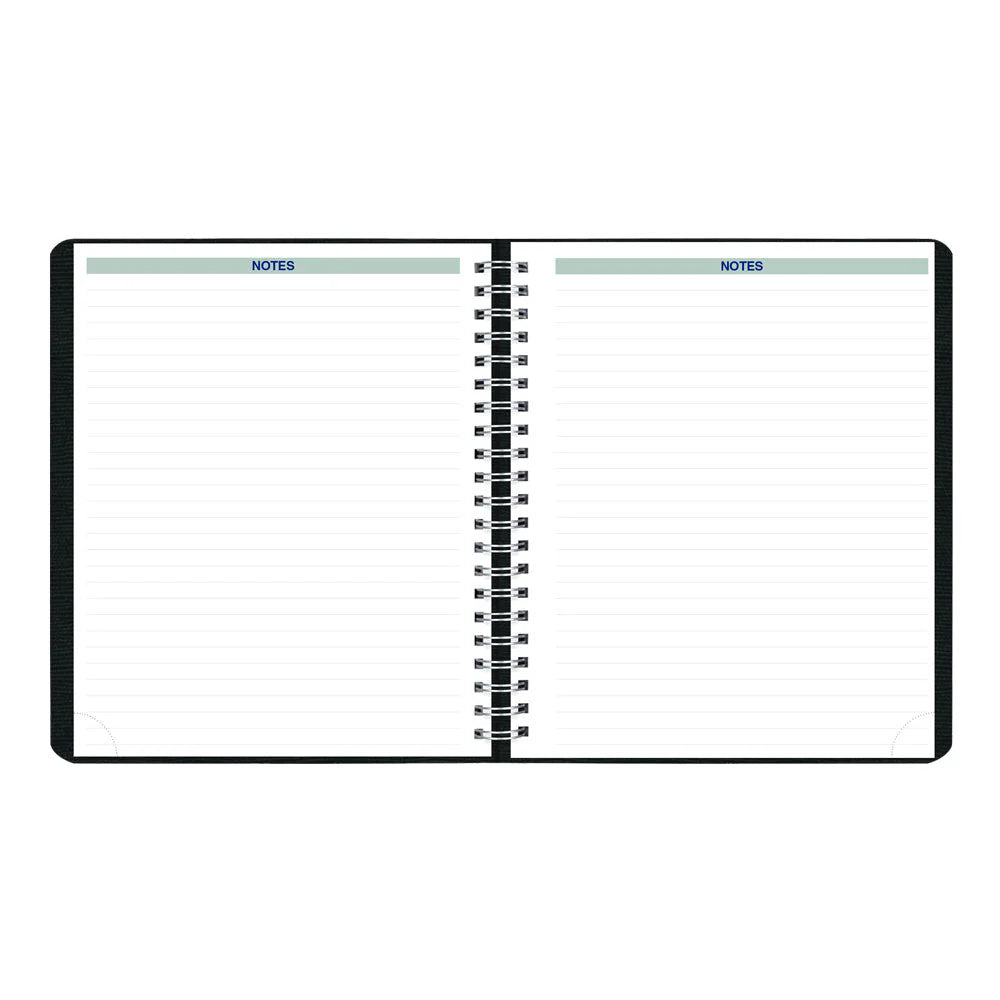 Blueline Essential Weekly Planner — Jan–Dec 2027, Bilingual, Black, 8" x 6-1/2"