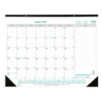Brownline EcoLogix 12-Month Monthly Desk Pad Calendar 2027, English, 22"x17"