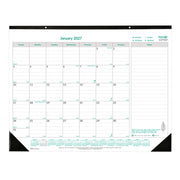 Calendrier de bureau mensuel Brownline Ecologix 22"x 17", anglais