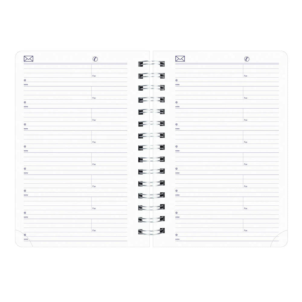 Agenda quotidien Blueline DuraGlobe, couverture souple, 8 po x 5 po, bilingue, rouge