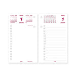 Brownline Daily Calendar Pad Refill 2027 for Rediform C2S Stand, English, 6"x3.5"