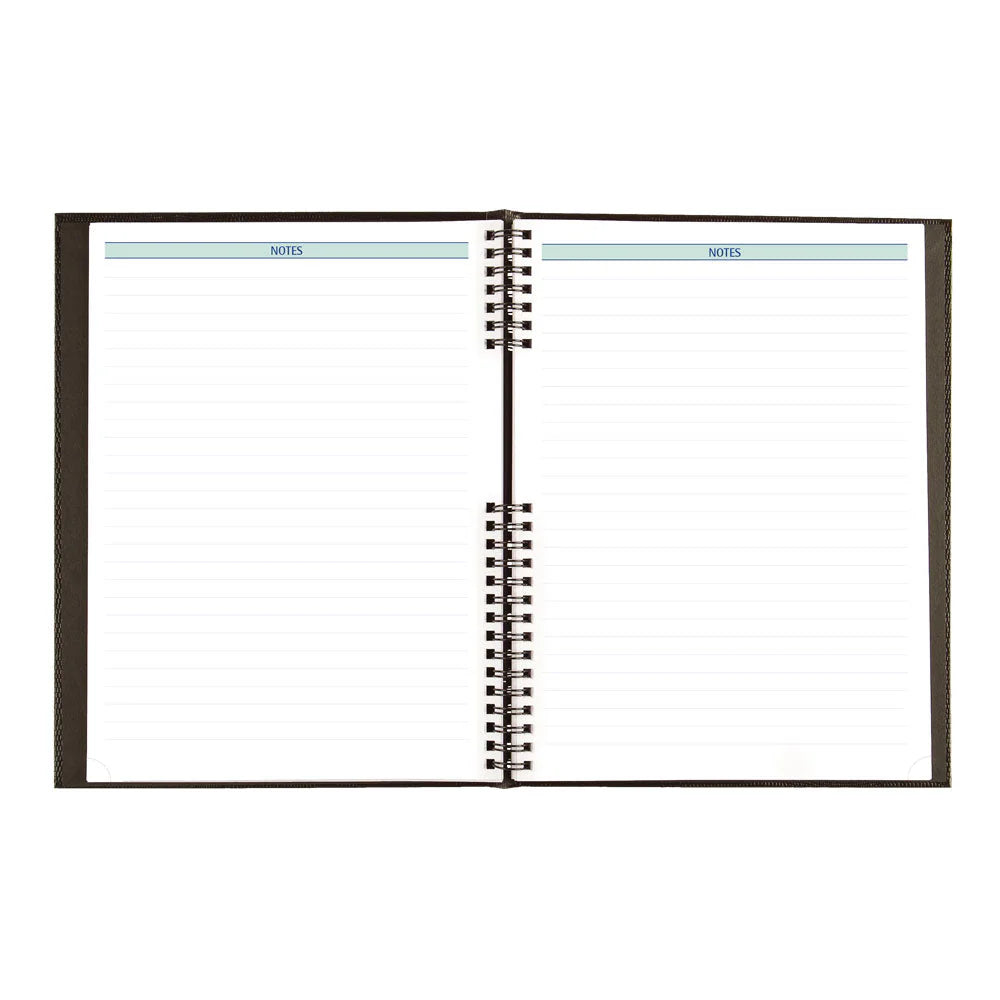 Blueline 2026 Timanager CoilPro Agenda semainier 13 mois – de décembre à décembre – 10-1/4 po x 7-5/8 po – Noir – Anglais C590581