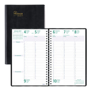 Agenda semainier/mensuel Blueline 2026 Timanager 13 mois - De décembre à décembre - 9 1/16 po x 5 7/8 po - Noir - Anglais C591081