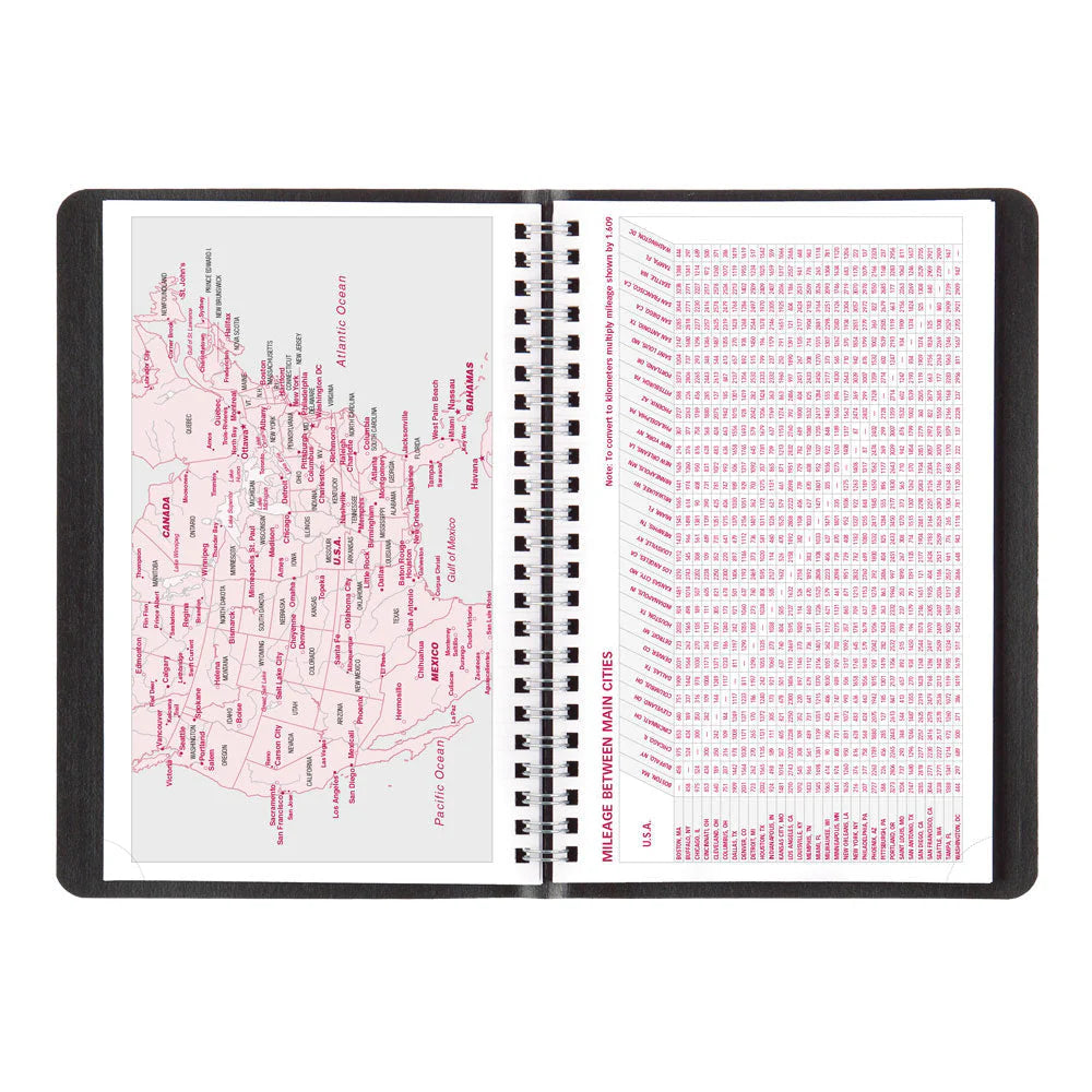 Blueline Essential 12-Month Weekly Appointment Book 2027, English, Black, 8"x5"