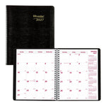 Blueline Essential 14-Month Monthly Diary Dec 2026–Jan 2028, English, Black, 8-7/8"x7-1/8"