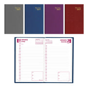 Blueline Essential 12-Month Daily Pocket Planner Jan–Dec 2027, Assorted Colours, 4.75"x3"