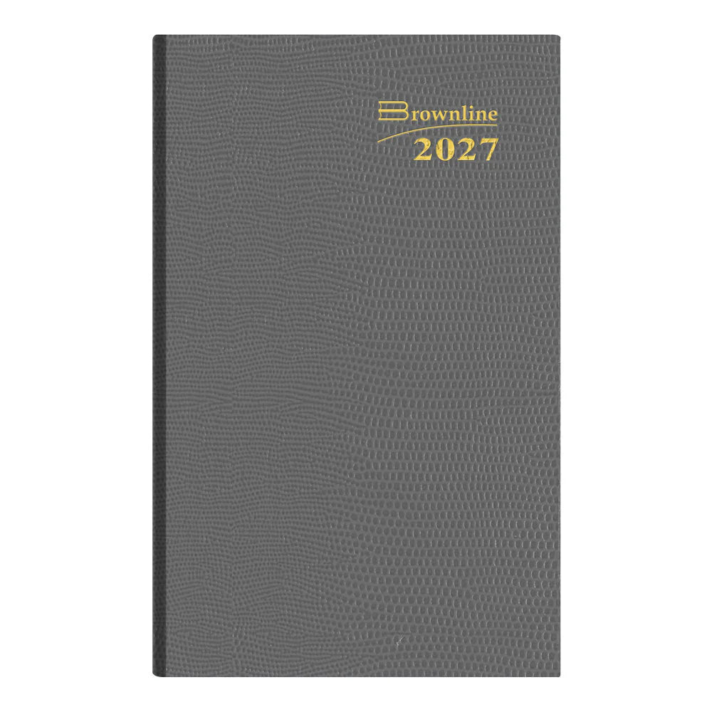 Blueline Essential 12-Month Daily Pocket Planner Jan–Dec 2027, Assorted Colours, 4.75"x3"