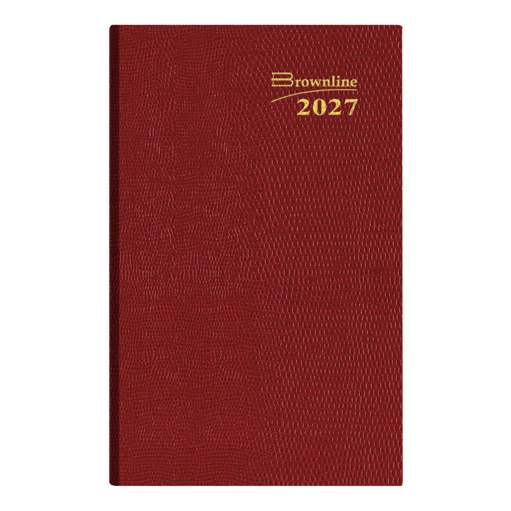 Agenda hebdomadaire Brownline 4 3/4 X 3 de poche 2026