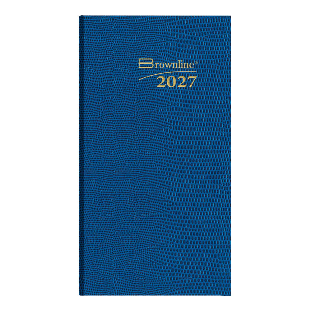 Brownline Traditional 12-Month Daily Pocket Diary 2027, Assorted, English, 6"x3-1/8"