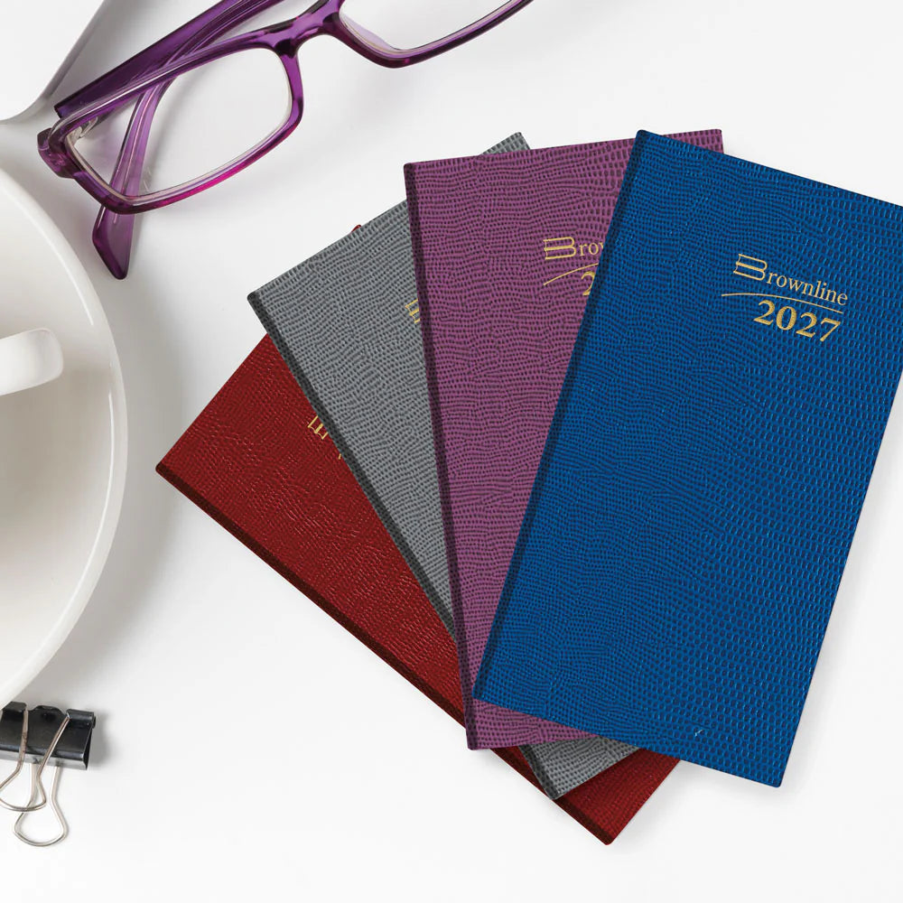 Brownline Traditional Daily Pocket Appointment Book Dec 2026–Jan 2028, Assorted, 6"x3-1/8"