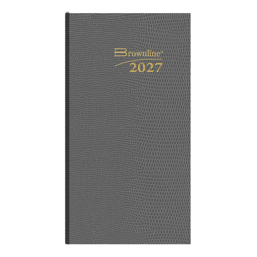 Brownline Traditional Daily Pocket Appointment Book Dec 2026–Jan 2028, Assorted, 6"x3-1/8"