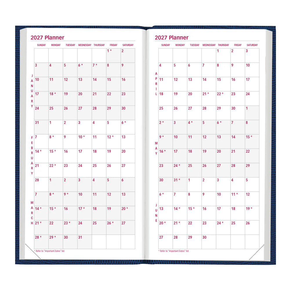 Brownline Traditional Daily Pocket Appointment Book Dec 2026–Jan 2028, Assorted, 6"x3-1/8"