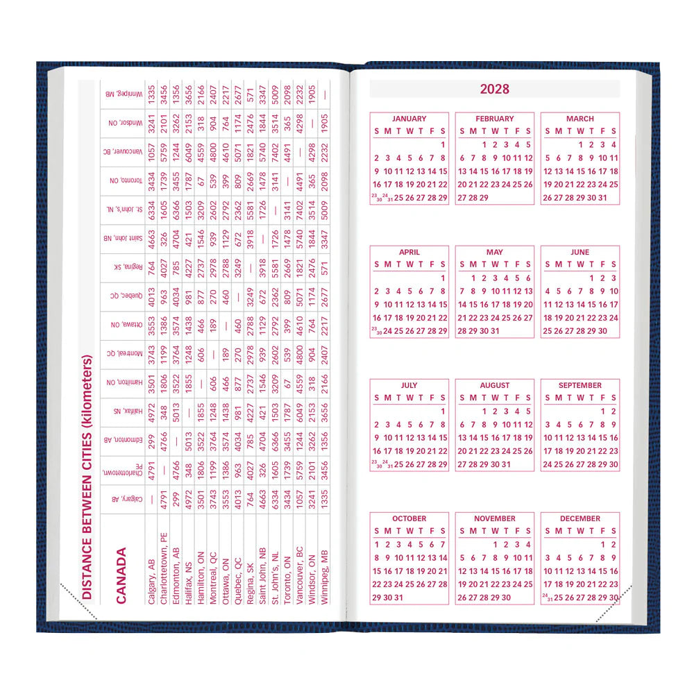 Brownline Traditional Daily Pocket Appointment Book Dec 2026–Jan 2028, Assorted, 6"x3-1/8"