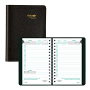 Brownline EcoLogix 12-Month Daily Planner 2027, English, Black, 8"x5"