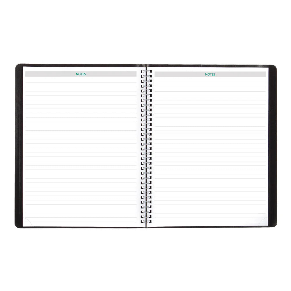 Brownline EcoLogix 14-Month Monthly Planner Dec 2026–Jan 2028, English, Black, 11"x8.5"