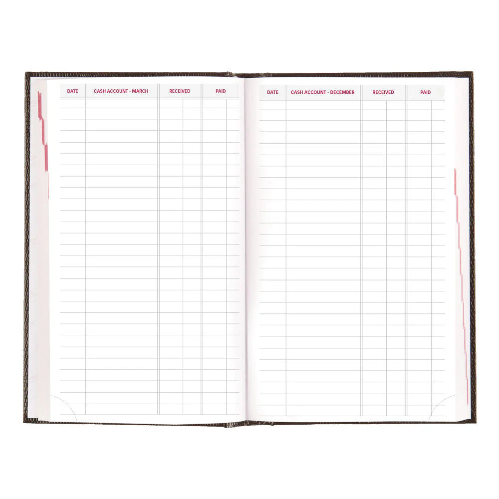 Brownline Traditional 12-Month Daily Appointment Book 2027, Perfect Binding, Black, 8"x5"
