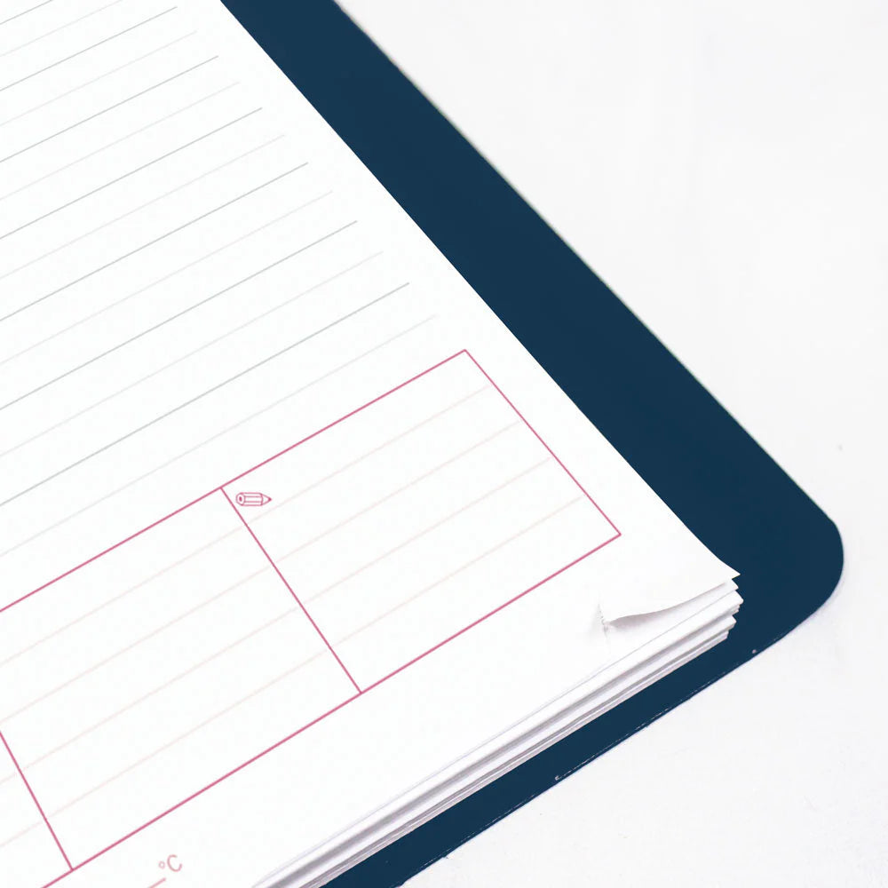 Brownline Essential 12-Month Daily Diary 2027, Twin Wire, Blue, English, 8"x5"