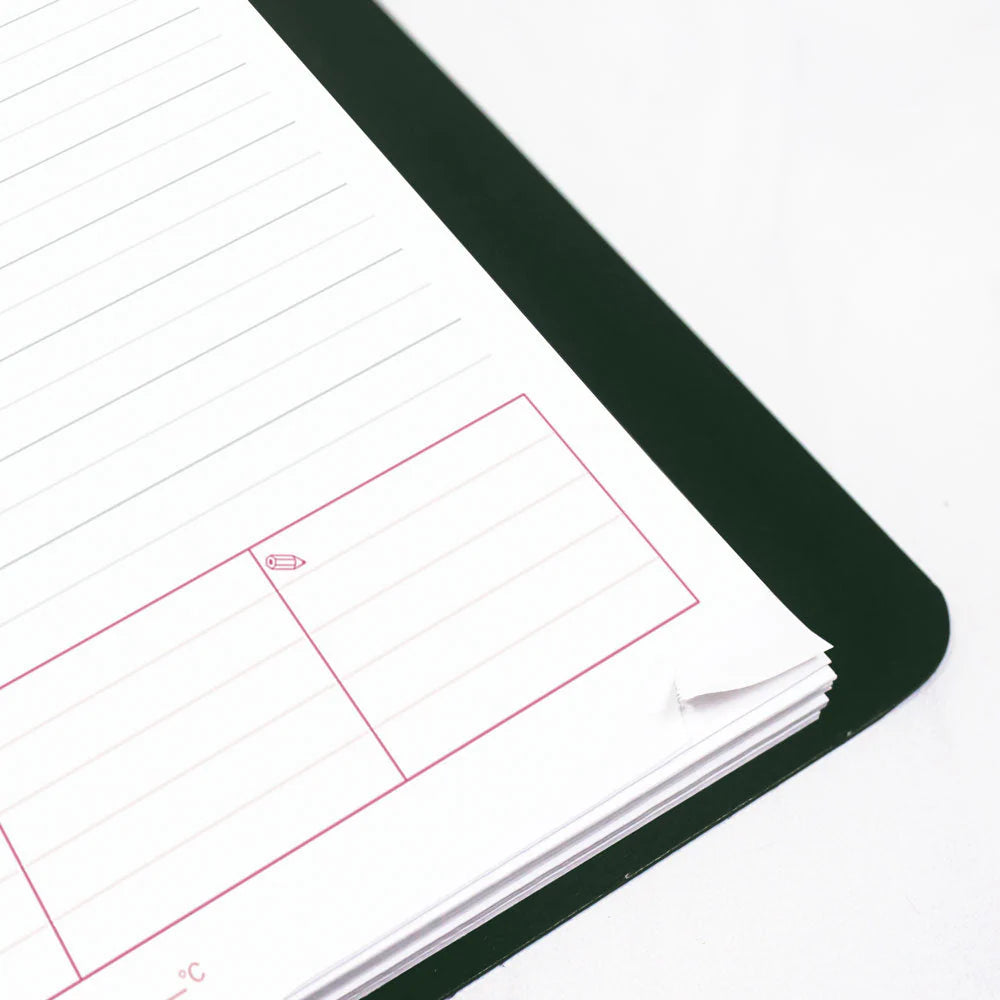 Brownline Essential 12-Month Daily Diary 2027, Twin Wire, Green, English, 8"x5"