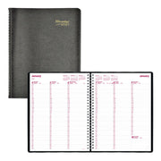 Brownline Essential 12-Month Weekly Diary 2027, 15-Min Appointments, English, Black, 11"x8.5"