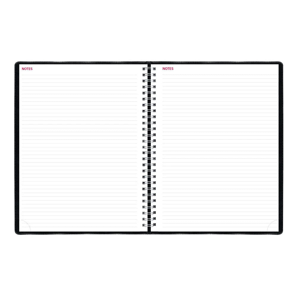 Brownline Essential 12-Month Weekly Diary 2027, 15-Min Appointments, English, Black, 11"x8.5"