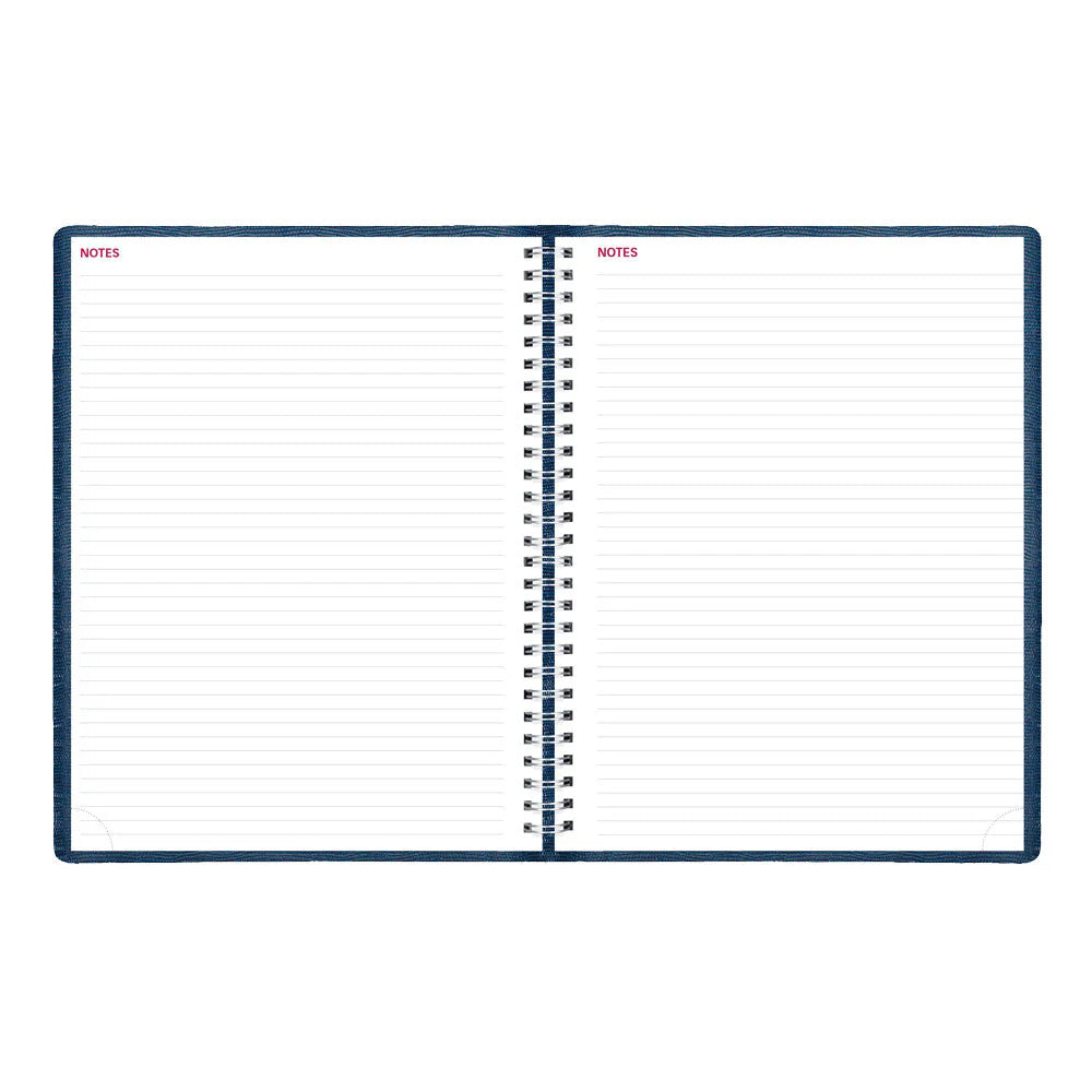 Brownline Essential 12-Month Weekly Diary 2027, 15-Min Appointments, English, Blue, 11"x8.5"