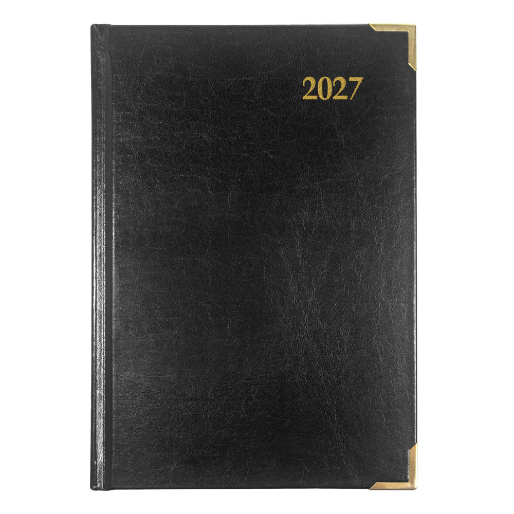Agenda hebdomadaire de direction Brownline, 8-1/4" x 5-1/2", trilingue, noir