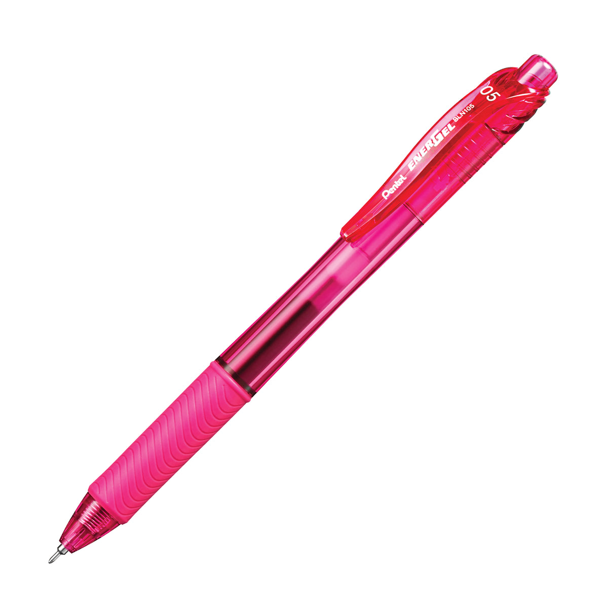 Pentel EnerGel-X Retractable Gel Pen 0.5 mm Needle Pink (PENBLN105P)